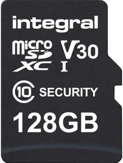 INTEGRAL MICROSD 128G 4K V30 UHS-1 U3 A1 CLASS10< Stockage