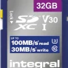 INTEGRAL SDHC 32GB CL10 V30 30MB< Stockage