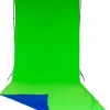 LASTOLITE FOND TISSUS 3X7M DUAL CHROMAGREEN/BLEU< Accessoires