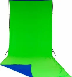 LASTOLITE FOND TISSUS 3X7M DUAL CHROMAGREEN/BLEU< Accessoires