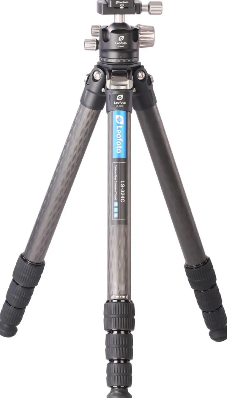 LEOFOTO TREPIED RANGER LS-324C + ROTULE LH-40< Pieds Trépieds