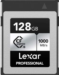 LEXAR CFEXPRESS PRO TYPE B SILVER 128GB< Stockage
