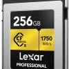 LEXAR CFEXPRESS PRO TYPE B GOLD 256GB< Stockage
