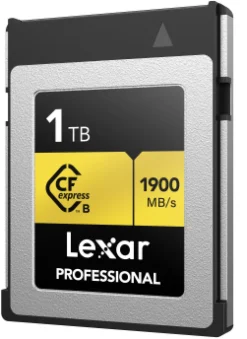 LEXAR CFEXPRESS PRO TYPE B GOLD 1TB< Stockage
