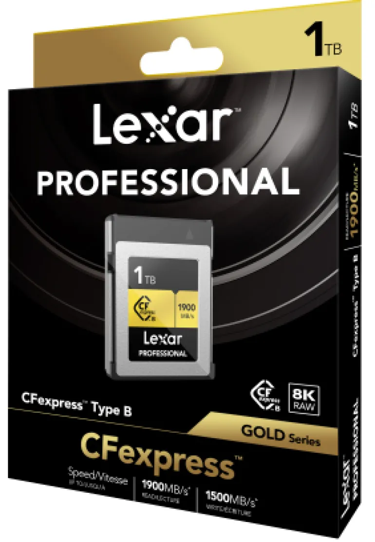 LEXAR CFEXPRESS PRO TYPE B GOLD 1TB< Stockage