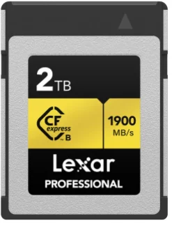 LEXAR CFEXPRESS PRO TYPE B GOLD 2TB< Stockage