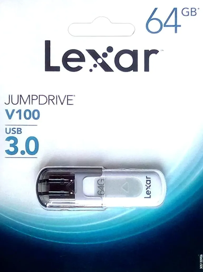 LEXAR CLE USB JUMPDRIVE V100 USB 3.0 64GB< Stockage