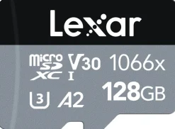 LEXAR MICROSD SILVER UHS-I 1066X 128GB V30< Stockage