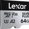 LEXAR MICROSDXC SILVER PLUS UHS-1 64G V30< Stockage