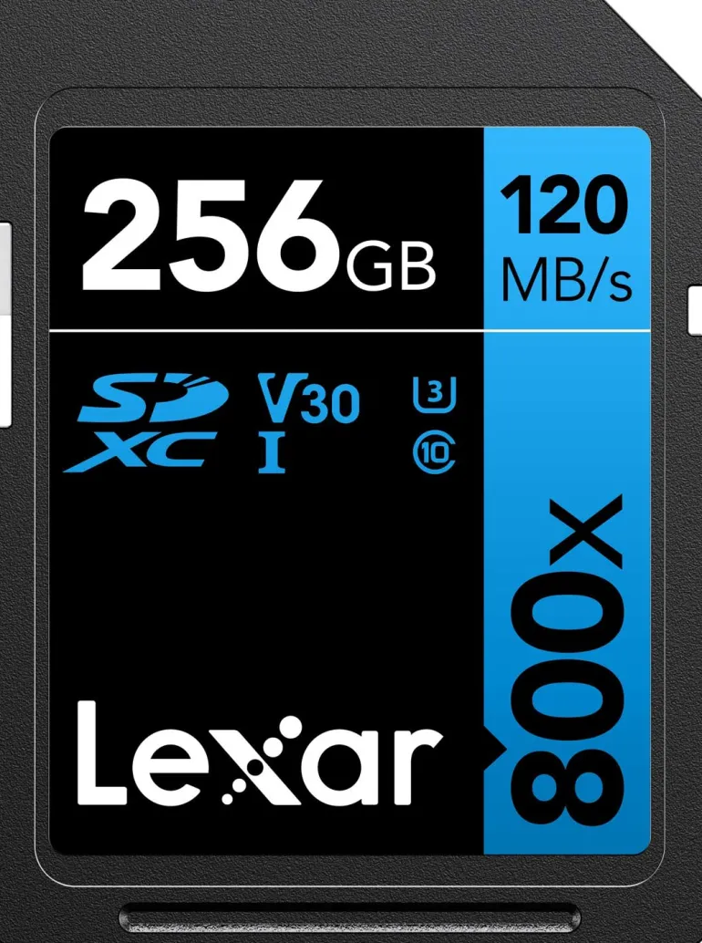 LEXAR SDXC 256 GB 800X PROFESSIONAL< Stockage