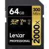 LEXAR SDXC PRO GOLD UHS-II 2000X 64GB V90< Stockage