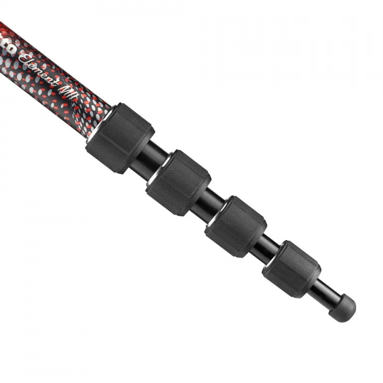 MANFROTTO MONOPODE ELEMENT MII ROUGE< Monopode