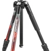 MANFROTTO TREPIED MKELMII4 ELEMENT TRAVELLER ROUGE< Pieds Trépieds