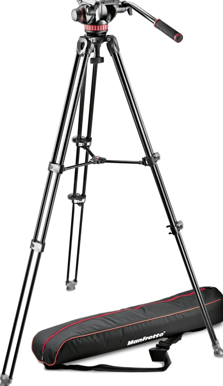MANFROTTO TREPIED MVK502AM-1 KIT VIDEO+ROTULE 502< Pieds Trépieds
