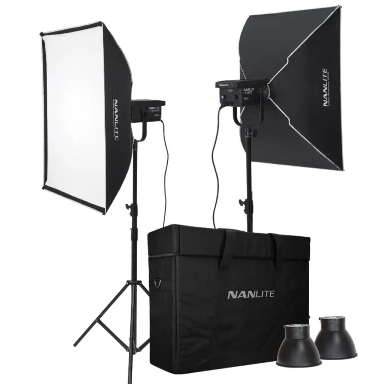 NANLITE FS-300B PROJECTEUR LED + SUPPORT 2KIT< Eclairage Studio