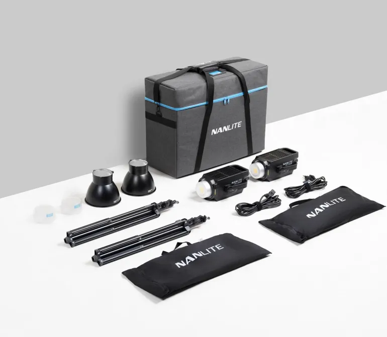 NANLITE FS-150B PROJECTEUR LED + SUPPORT 2KIT< Eclairage Studio