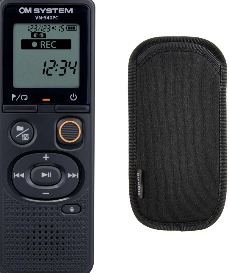 OM SYSTEM DICTAPHONE VN 540 PC + ETUI CS 131< Son