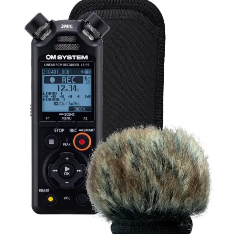 OM SYSTEM LS-P5 KIT PROTECTION VENT BONNETTE+ETUI< Son