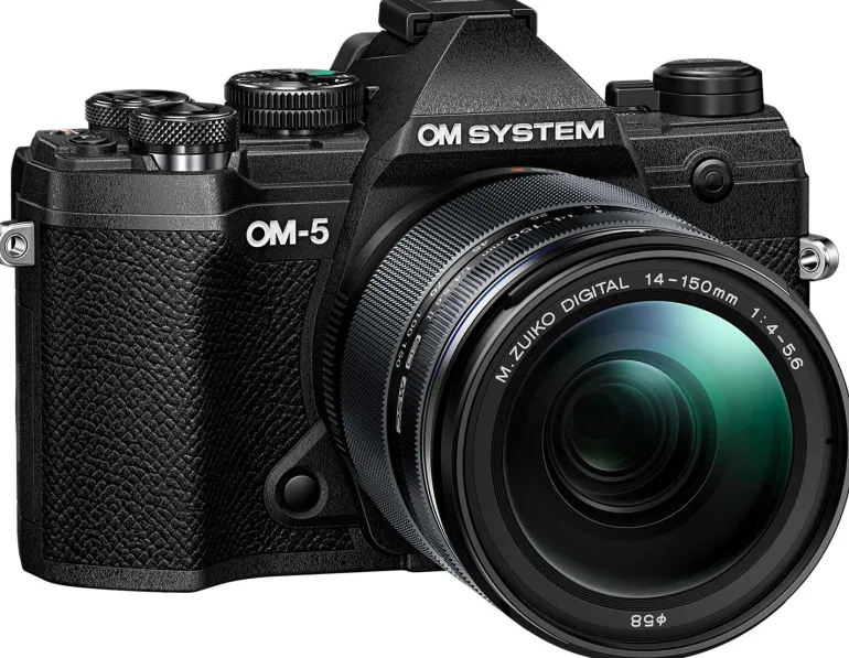 OM SYSTEM OM-5 + 14-150 II KIT NOIR/NOIR< Hybride