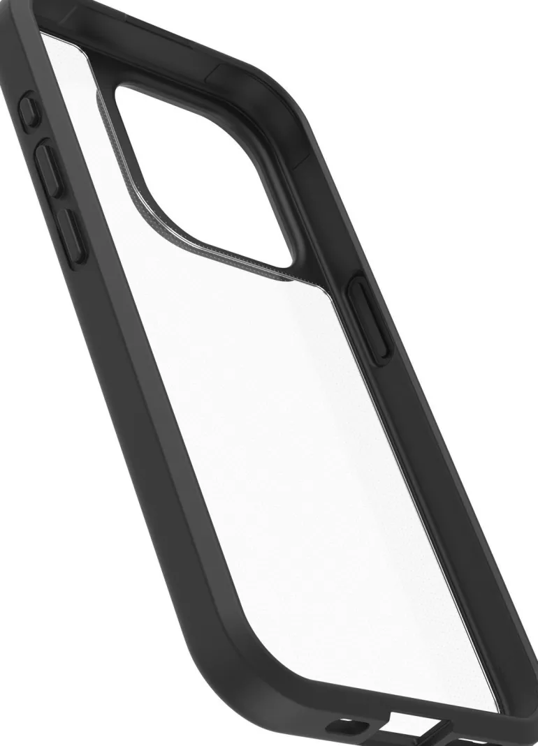 OTTERBOX coque react black crystal p/iphone 15pro< Téléphone Mobile