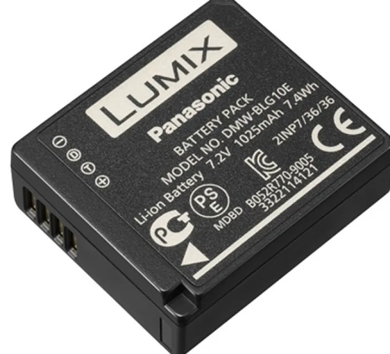 PANASONIC BATTERIE DMW-BLG10E< Energie