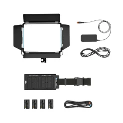PIXEL KIT 2 PANNEAUX LED P80 RGB+2 PIEDS+SAC< Kit Studios