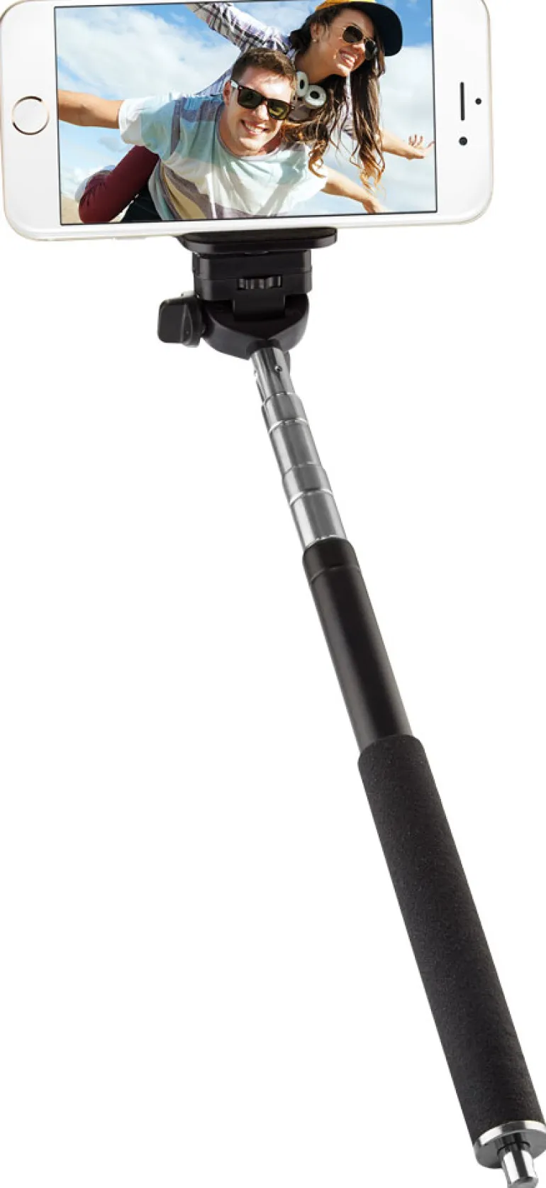 QDOS perche selfie + declench. bluetooth rose< Perches