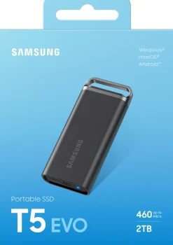 SAMSUNG INFORMATIQUE ssd.t5 evo.2 to.460mo/sec.securise.< Stockage