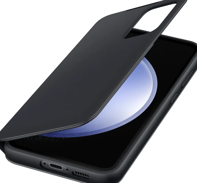 SAMSUNG TELEPHONE SAMSUNGetui smart view porte carte noir s23 fe< Téléphone Mobile