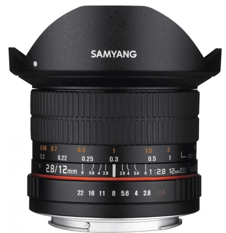 SAMYANG 12/2.8 ED AS NCS Fisheye Canon< Focale Fixe