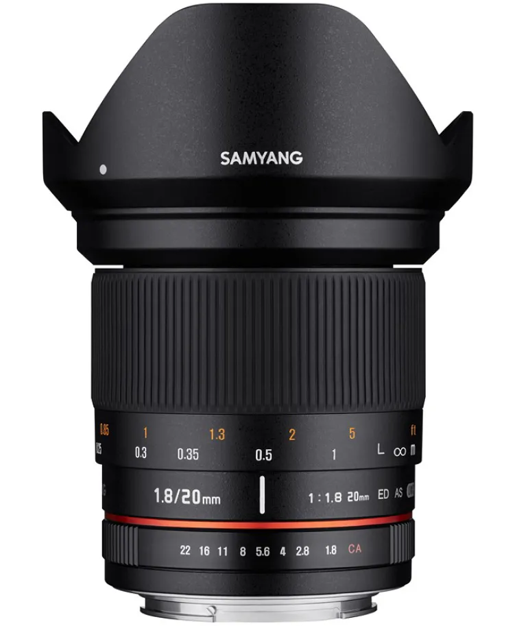 SAMYANG 20/1.8 ED AS UM NIKON AE< Focale Fixe