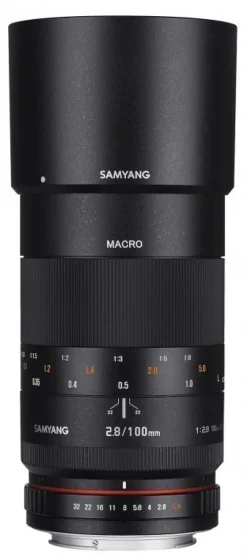 SAMYANG 100/2.8 Macro ED UMC Canon< Focale Fixe