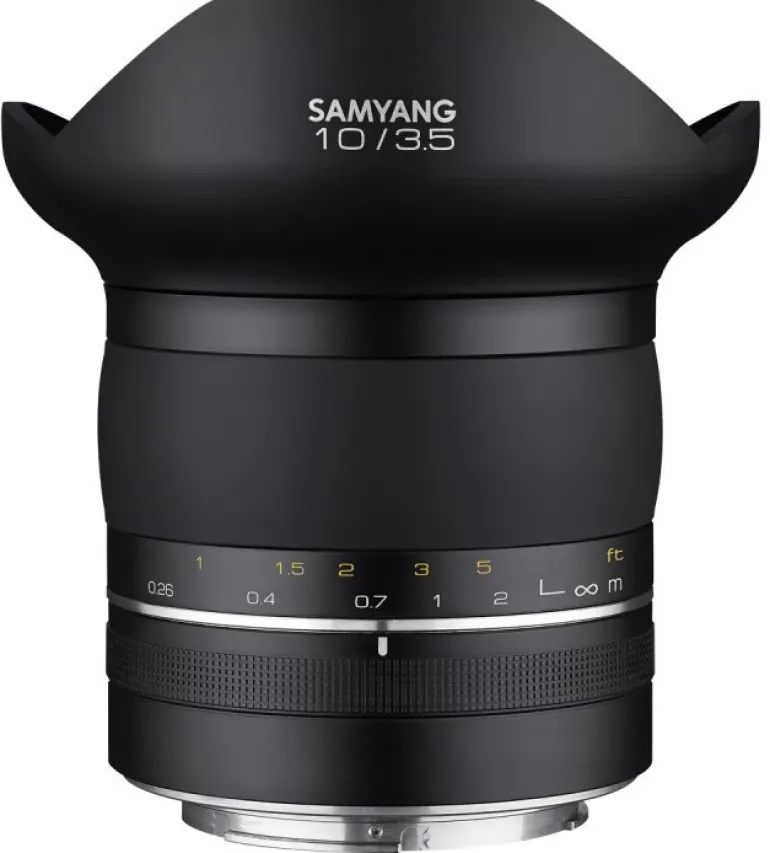 SAMYANG 10/3.5 XP CANON AE< Focale Fixe