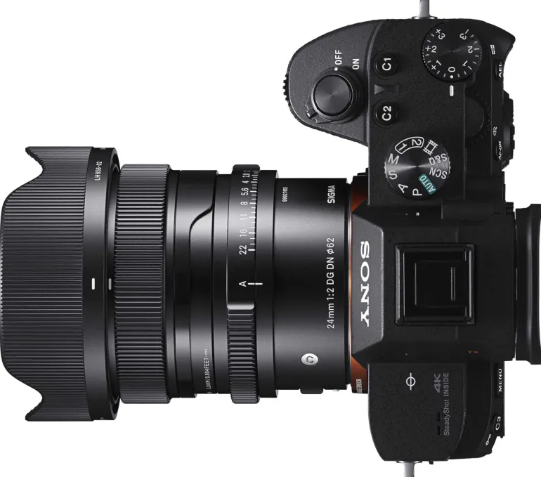 SIGMA 24/2 DG DN CONT SONY FE< Focale Fixe