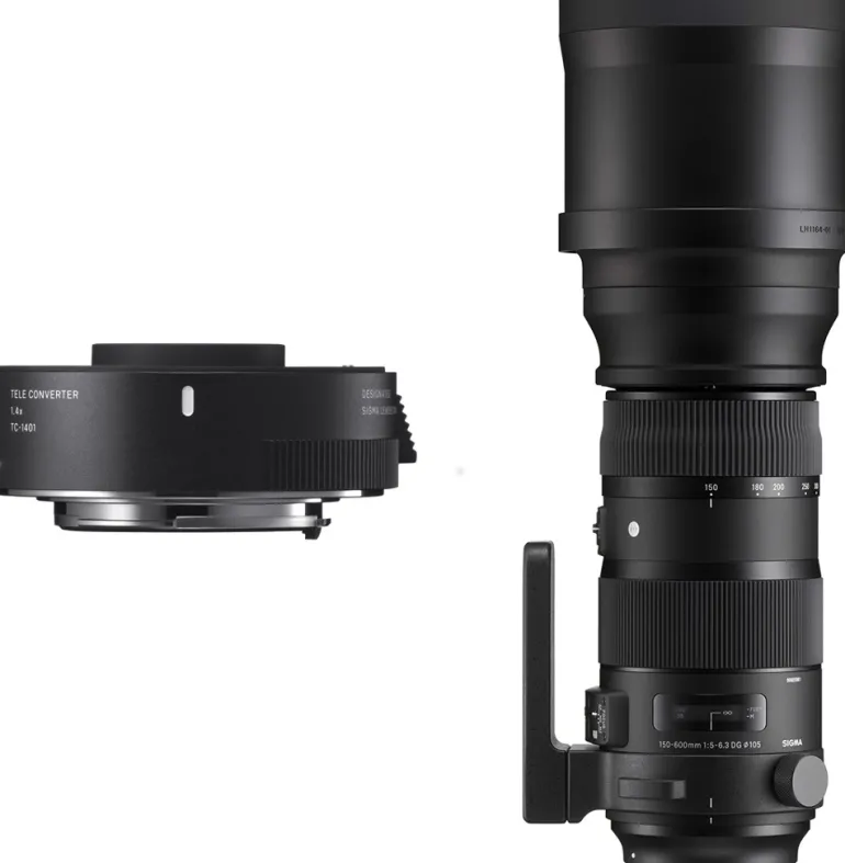 SIGMA 150-600/5-6.3 DG SPORT NIKON + TC1401< Zoom