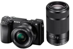 SONY ALPHA 6100 NOIR + 16-50 PZ + 55-210< Hybride