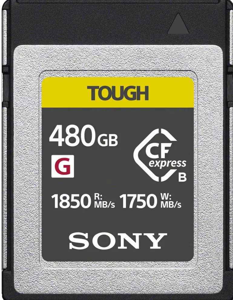 SONY CF EXPRESS SERIE G 480GB TOUGH< Stockage