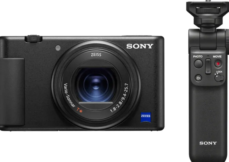 SONY CYBERSHOT VLOG ZVI + POIGNEE GPVPT2< Compact