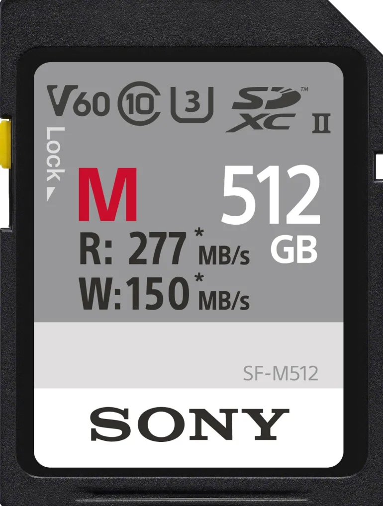 SONY SDXC 512 GB UHS II< Stockage