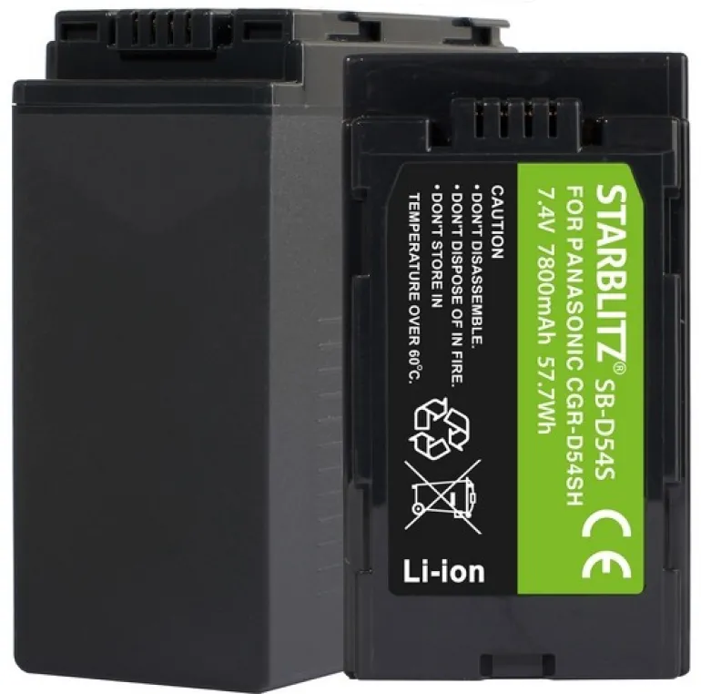 STARBLITZ BATTERIE COMPATIBLE PANASONIC CGR-D54SH< Energie