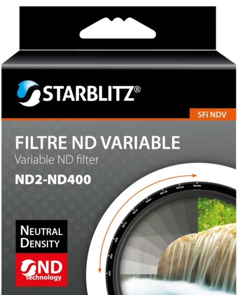 STARBLITZ FILTRE ND VARIABLE ND2-ND400 52MM< Filtres