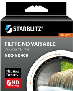 STARBLITZ FILTRE ND VARIABLE ND2-ND400 62MM< Filtres