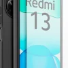 XIAOMI coque noire + verre trempe redmi 13 4g< Téléphone Mobile