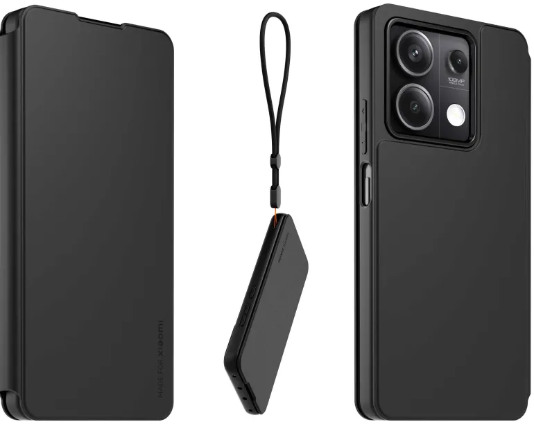 XIAOMI etui folio + dragon redmi note 13 pro 5g< Téléphone Mobile