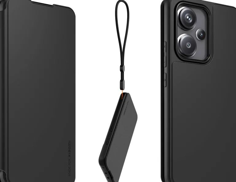 XIAOMI etui folio + dragon redmi note 13 pro+5g< Téléphone Mobile