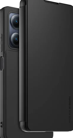 XIAOMI etui folio noir redmi note 12 5g< Téléphone Mobile