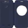 ZTE etui folio bleu marine p/v8 lite< Téléphone Mobile